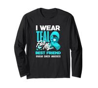 Indosso Teal per la consapevolezza del Cancro ovarico del Mio Migliore Amico Maglia a Manica