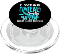 Indosso Teal per la consapevolezza del cancro ovarico di mia suocera PopSockets PopGrip per MagSafe