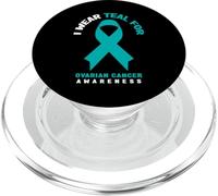 Indosso Teal per la consapevolezza del cancro ovarico PopSockets PopGrip per MagSafe