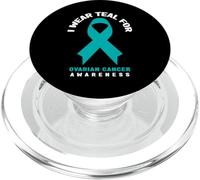 Indosso Teal per la consapevolezza del cancro ovarico PopSockets PopGrip per MagSafe