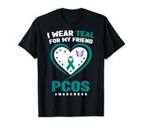 Indosso Teal per la consapevolezza PCOS del Mio Amico Maglietta