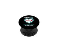 Indosso Teal per My Dad Myasthenia Gravis Awareness PopSockets PopGrip Adesivo