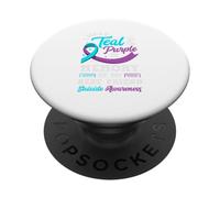 Indosso verde acqua e viola in memoria del mio migliore amico PopSockets PopGrip Adesivo