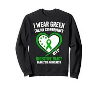Indosso Verde per Il Mio fratellastro DTP consapevolezza Felpa