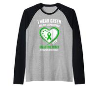 Indosso Verde per Il Mio fratellastro DTP consapevolezza Maglia con Maniche Raglan