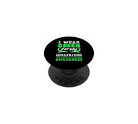 Indosso Verde Per La Mia Ragazza In Legge Linfoma Non Hodgkin PopSockets PopGrip Adesivo