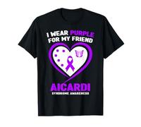 Indosso Viola per la consapevolezza della sindrome di Aicardi Maglietta