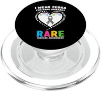 Indosso Zebra per la Giornata di sensibilizzazione sulle malattie rare 2026 PopSockets PopGrip per MagSafe