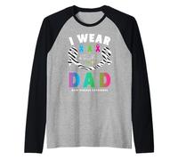 Indosso Zebra per la Giornata di sensibilizzazione sulle malattie Rare di Mio Padre 2026 Maglia con Maniche Raglan