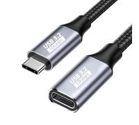 INDOTEAM Prolunga USB C 1m - Estendi I Tuoi Porti USB-C - Prolunga USB 1 Metri - Prolunga Type C - Prolunga USB C Maschio Femmina - Compatibilità Ampia USB C Prolunga - Prolunga USB - Cavo Resistente
