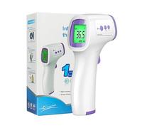 IndoTeam Termometro da fronte per adulti e bambini, lettura accurata senza contatto, display LCD a infrarossi, termometri digitali per bambini, temperatura temperatura superficie della stanza e