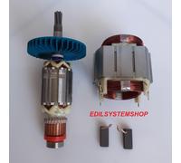 INDOTTO + STATORE + CARBONCINI MAKITA HM0870C/HM0871C RICAMBI ORIGINALI