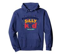 Indovina Che Culo di Pollo Professionale Stupido Bambino Umorismo Felpa con Cappuccio, Unisex per Adulti, Navy, L
