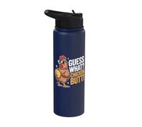 Indovina che culo di pollo Stainless Steel Insulated Water Bottle