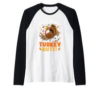 Indovina Che Culo Tacchino Maglia con Maniche Raglan