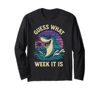 Indovina Che Settimana è Fantastico Shark Ocean Maglia a Manica