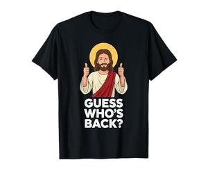 Indovina Chi è tornato Gesù Pasqua Coniglio Coniglietto Celebrazione Maglietta