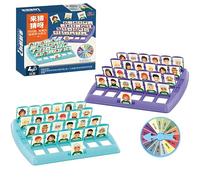 Indovina Chi Gioco per Bambini, Classic Gioco da Tavolo, Indovina Chi, Gioco di Pensiero Logico Intellettuale, Famiglia Divertente Genitori Giochi per Bambini Regalo