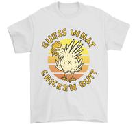 Indovina Cosa C'è Sotto Il Pollo Maglietta Divertente Da Uomo 100% Cotone