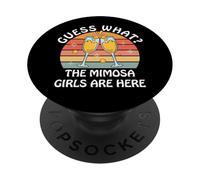 Indovina cosa? Mimosa Girls Are Here - Retro Brunch Party Squad PopSockets PopGrip Adesivo