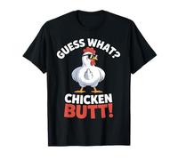 Indovina Cosa Pollo Culo Divertente Pollo Meme Maglietta