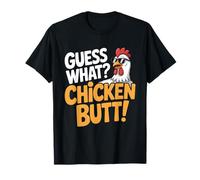 Indovina Cosa Pollo Culo Divertente Pollo Meme Maglietta