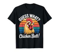 Indovina Cosa Pollo Culo Divertente Pollo Meme Maglietta