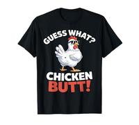 Indovina Cosa Pollo Culo Divertente Pollo Meme Maglietta