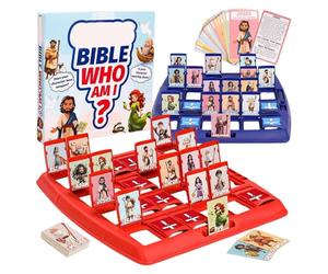 Indovina sono: gioco da tavolo per bambini, gioco biblico di sono, gioco educativo interattivo classico di 24 personaggi, con storie di vita e carte di poesie, per scuole, famiglie