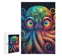 Indovinelli Per Adulti 1000 PCS Colorful Octopus Artwork Puzzle Per Giochi Di Rilassamento Analisi E Logica Regali Di Natale E Compleanno 1000 PCS