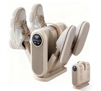 Indrnif Asciugascarpe elettrico 4 in 1, antibatterico, timer 1/3/6H, 2 impostazioni di velocità del vento, asciuga scarponi, adatto per scarpe, guanti, cappelli, calze e scarpe da calcio