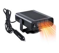 Indrnif Faro da lavoro per auto, 12 V, riscaldatore portatile, anti-appannamento, termoventilatore per auto, 120 W, riscaldamento 2 in 1, riscaldamento/raffreddamento per auto, riscaldamento portatile