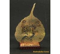 Indù Dio Om Krishna Ganesh Laxmi Sai Baba Hanumana Shiva Intagliato Metallo Leaf