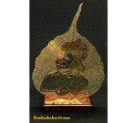 Indù Dio Om Krishna Ganesh Laxmi Sai Baba Hanumana Shiva Intagliato Metallo Leaf