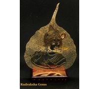 Indù Dio Om Krishna Ganesh Laxmi Sai Baba Hanumana Shiva Intagliato Metallo Leaf