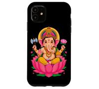 Indù Ganesh Puja Elefante Dio India Méditation Yoga Murti Custodia per iPhone 11