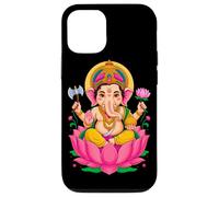 Indù Ganesh Puja Elefante Dio India Méditation Yoga Murti Custodia per iPhone 12/12 Pro