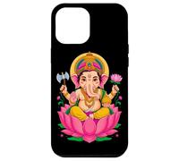 Indù Ganesh Puja Elefante Dio India Méditation Yoga Murti Custodia per iPhone 12 Pro Max