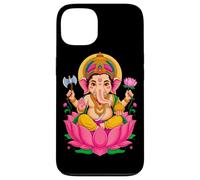 Indù Ganesh Puja Elefante Dio India Méditation Yoga Murti Custodia per iPhone 13