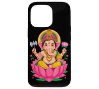 Indù Ganesh Puja Elefante Dio India Méditation Yoga Murti Custodia per iPhone 13 Pro