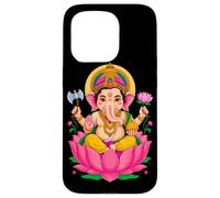Indù Ganesh Puja Elefante Dio India Méditation Yoga Murti Custodia per iPhone 15 Pro
