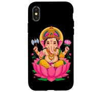 Indù Ganesh Puja Elefante Dio India Méditation Yoga Murti Custodia per iPhone X/XS