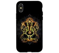 Indù Ganesha Puja Elefante Dio India Meditazione Yoga Murti Custodia per iPhone X/XS