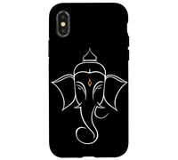Indù Ganesha Puja Elefante Dio India Meditazione Yoga Murti Custodia per iPhone X/XS