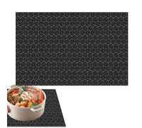 Induction Cooker Mat - Silicone Fiberglass Scratch Protector | Silicone Anti-Slip Fireproof Stove Top Mat | Fireproof Stove Top Cover | 30.7x20.5 Inches Protector Mats Prevent Pots from Sliding