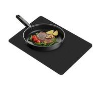 Induction Cooktop Protector - Heat Resistant Silicone Mat For Stove Top, Non-Slip Burner Guard Cover | Dish Drying Rack Vasetti Pans, Kitchen Countertop Shield Glass Ceramic Electric Range Oven