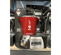 Induction Moka caffettiera Fiammetta 4 tazze Bialetti induzione red rosso Rotex