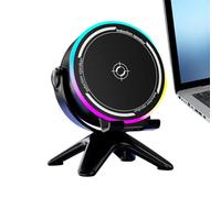 Induction Speaker - ABS,Outdoor Audio Player,Immersive Light Experience | Stable Phone Stand,Wireless RGB Speaker,for Home Travel Bedroom Living Room Study Office