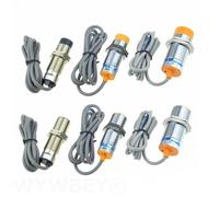 Inductive Proximity Sensor Switch M30 Detect Metal Switches 12V DC 220V AC NPN PNP NO NC 8mm 10mm 15mm Detection Distance(M24-8,Detect Distance 10mm,DC Type NPN NC)