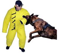 Indumenti protettivi for cani Tute for cani randagi da esterno Anti-morso Protezione unisex for il corpo Giacca da morso for cani di taglia media e grande Addestramento al morso ( Color : Yellow , Siz